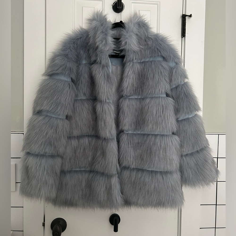 Faux fur coat